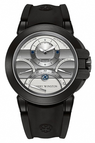 Review Harry Winston Ocean Triple Retro Chronograph 400 / MCRA44ZKC.W2 Replica watch